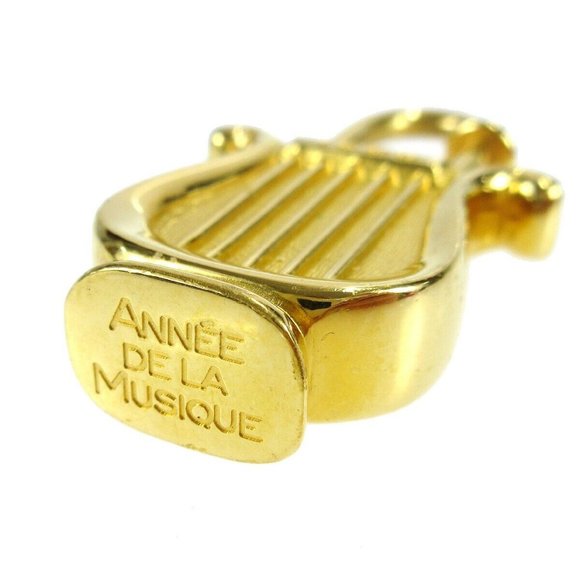 Authenticity Guaranteed HERMES Harp Motif 1996 Limited Cadena Padlock Bag Charm - Picture 4 of 5